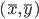 (\bar{x}, \bar{y}) 